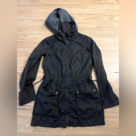 Marc New York Rain Wind Breaker Jacket Black XS